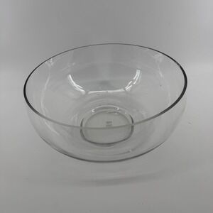 Southern Living @ HOME Clear Glass Handblown Round Serving Centerpiece Bowl 12.5